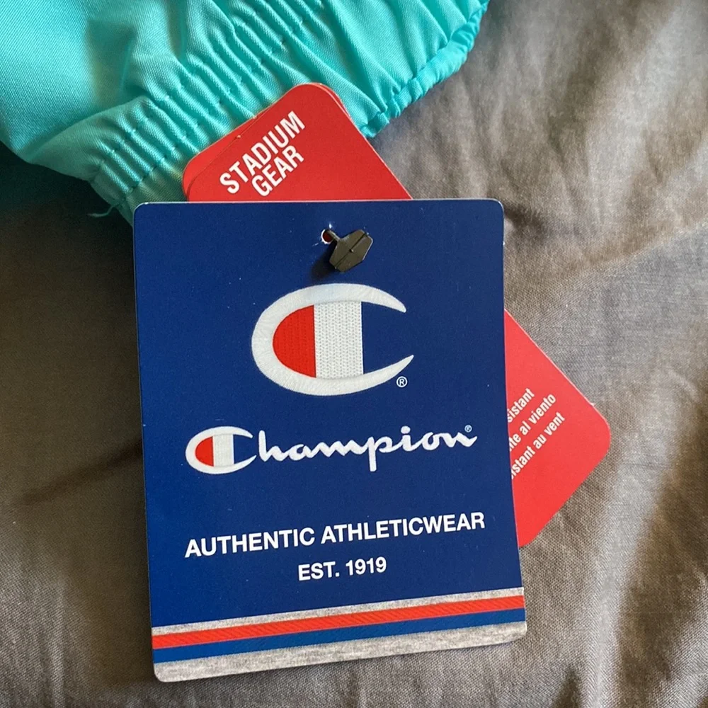A blue champion rain coat - Picture 3 of 3